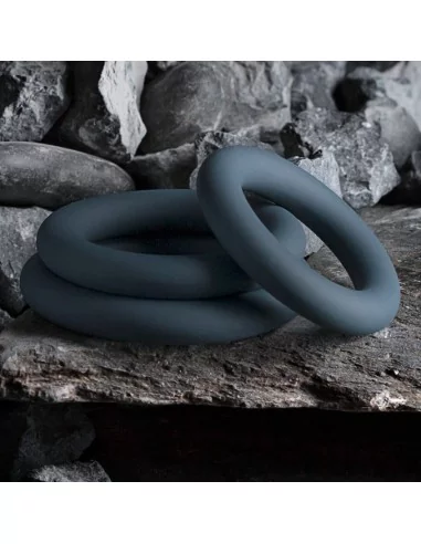 Set de 3 cockrings Boners Silicone 9mm