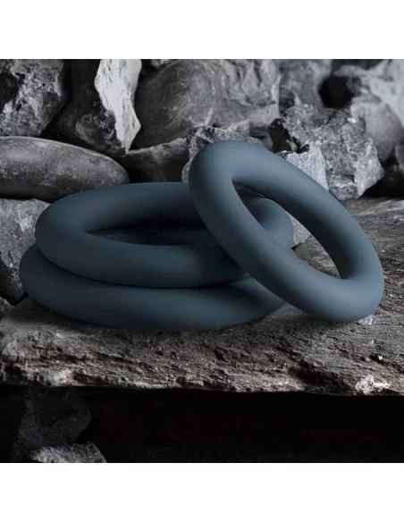 Set de 3 cockrings Boners Silicone 9mm