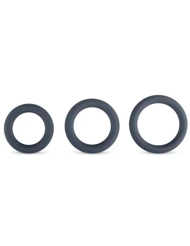 Set de 3 cockrings Boners Silicone 9mm