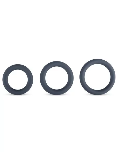 Set de 3 cockrings Boners Silicone 9mm