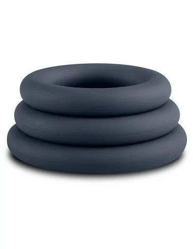 Set de 3 cockrings Boners Silicone 9mm