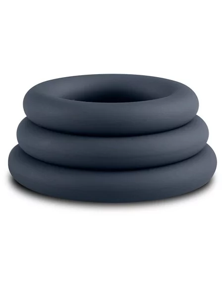 Set de 3 cockrings Boners Silicone 9mm