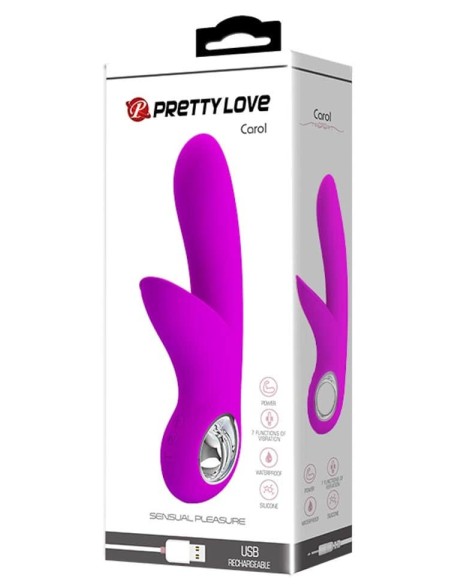 Vibro Rabbit Carol Pretty Love 19cm Violet