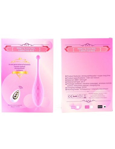 Oeuf vibrant Diamond Sex 9 x 3.2cm Rose