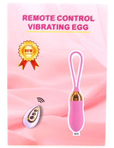 Oeuf vibrant Stripe Sex 8.5 x 3cm Rose