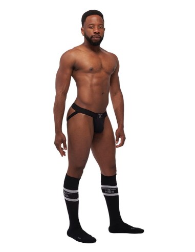 Lot de 3 Jockstraps Mister B TORONTO Blanc-Noir-Rouge