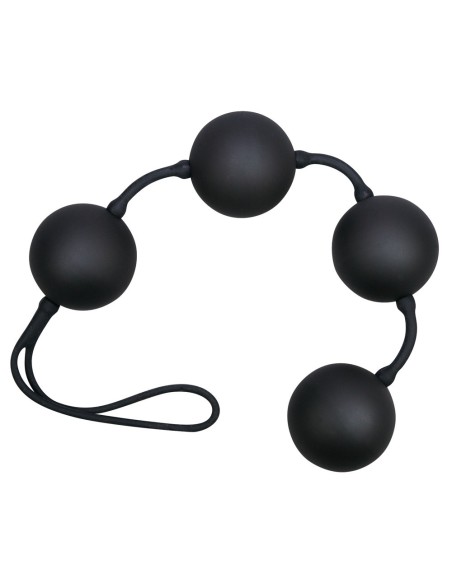 Boules anales Velvet 23 x 3.5cm noires Boules anales Velvet 23 x 3.5cm noires