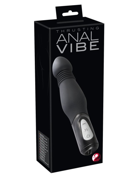 Gode vibrant avec poussées Anal Thrust Vibe 15 x 4.5cm
