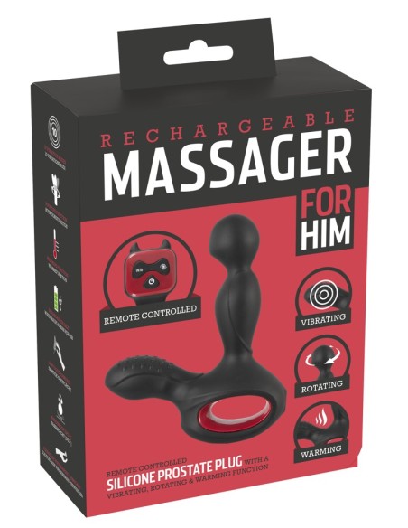 Stimulateur de prostate vibrant Diablo 10 x 3cm