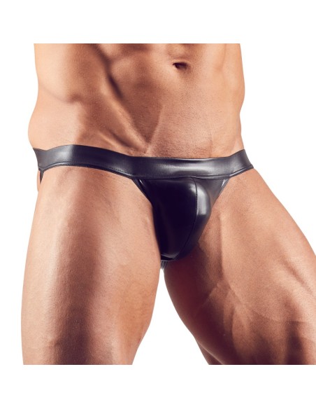 Jockstrap MUNIX Imitation Vinyle Noir