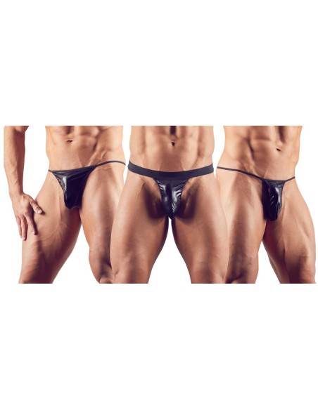 Lot de 3 strings JOY Noirs