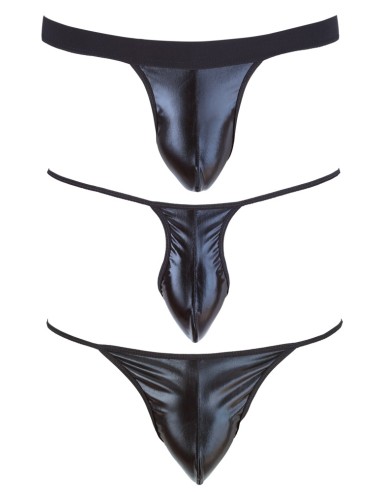 Lot de 3 strings JOY Noirs