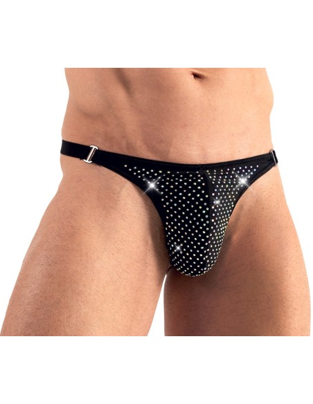 String avec strass brillants ARTEMIS Noir