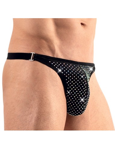 String avec strass brillants ARTEMIS Noir
