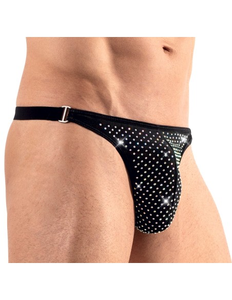 String avec strass brillants ARTEMIS Noir