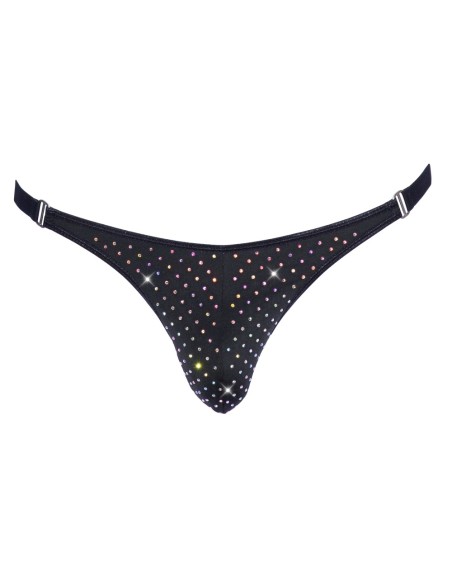 String avec strass brillants ARTEMIS Noir