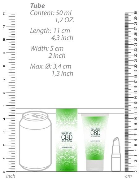 Gel retardant Natural CBD 50ml