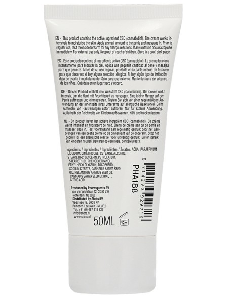 Crème de masturbation Natural CBD 50ml