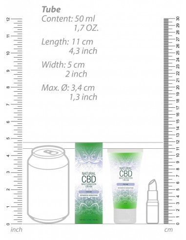 Crème de masturbation Natural CBD 50ml