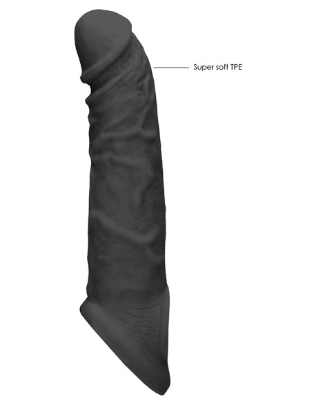 Gaine de pénis Realrock Curve 17 x 4.5cm Noire Gaine de pénis Realrock Curve 17 x 4.5cm Noire