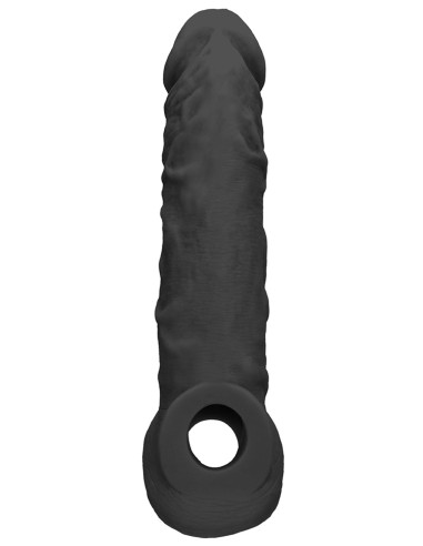 Gaine de pénis Realrock Curve 17 x 4.5cm Noire