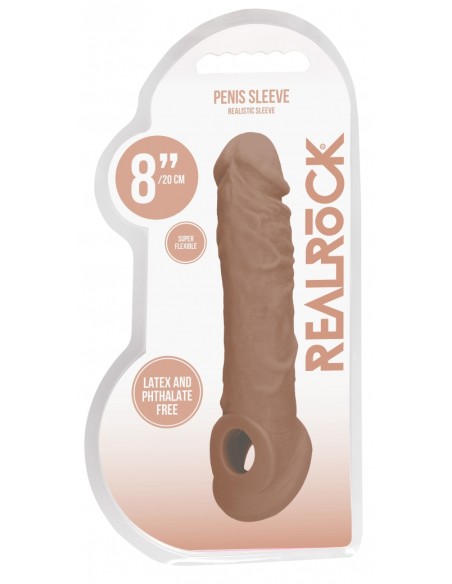 Gaine de pénis Realrock Curve 17 x 4.5cm Latino