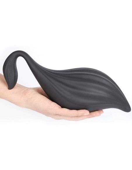 Plug silicone Bulby L 17 x 8cm Noir