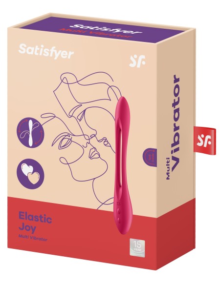 Multi-vibrateur Elastic Joy Satisfyer Rouge
