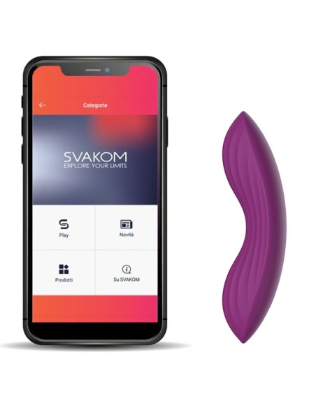 Stimulateur de clitoris connecté Edeny Violet