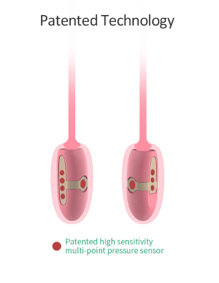 Oeuf vaginal connecté Kegel Coach 6 x 3cm