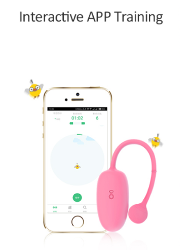 Oeuf vaginal connecté Kegel Coach 6 x 3cm