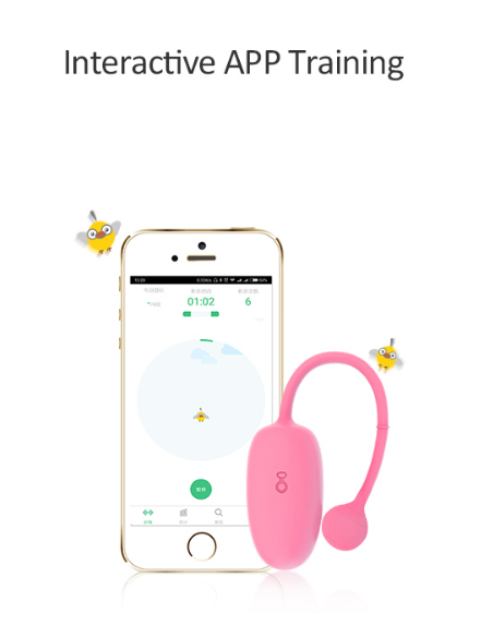 Oeuf vaginal connecté Kegel Coach 6 x 3cm