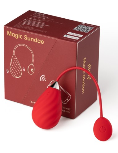 Oeuf vibrant connecté Magic Sundae 6 x 3.5cm