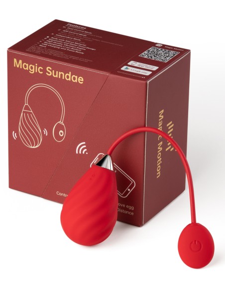 Oeuf vibrant connecté Magic Sundae 6 x 3.5cm