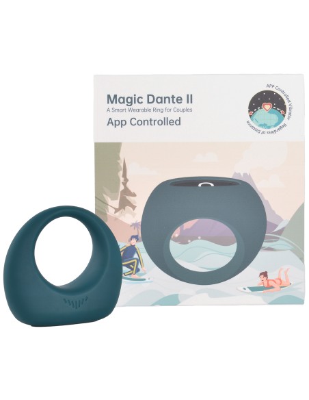 Cockring vibrant Contrôle à distance Dante II 32mm
