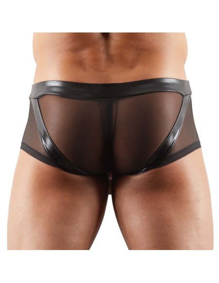 Boxer sexy avec Anneau TROYA Noir Boxer sexy avec Anneau TROYA Noir