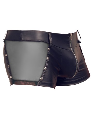 Boxer NAXIS Imitation Cuir Noir