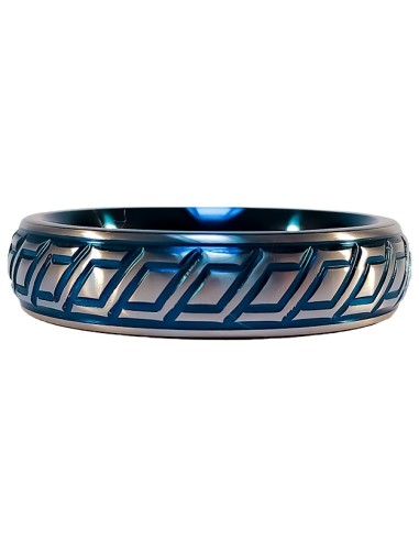 Cockring en métal Blue Wave