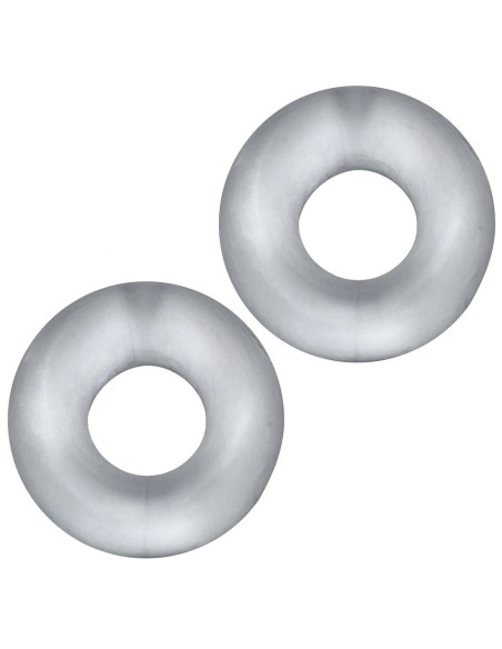 Lot de 2 cockrings Stiffy Bulge Transparents Lot de 2 cockrings Stiffy Bulge Transparents