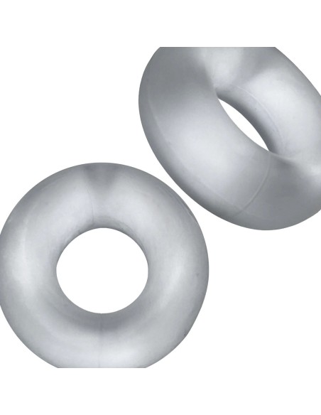 Lot de 2 cockrings Stiffy Bulge Transparents Lot de 2 cockrings Stiffy Bulge Transparents