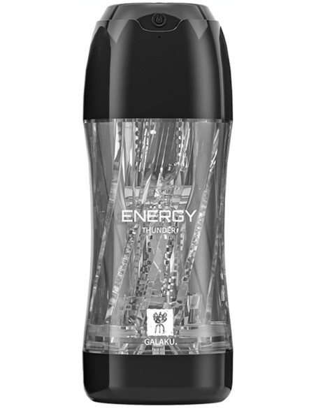 Masturbateur vibrant Energy Transparent Masturbateur vibrant Energy Transparent