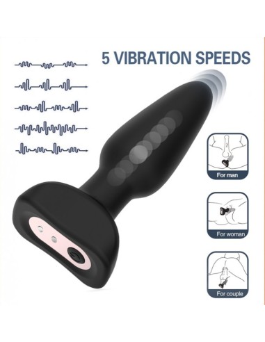Plug vibrant à percussion Thrust Up 11 x 3.7cm