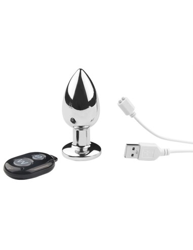 Plug vibrant en métal MASSTEEL M 8.8 x 3.5cm