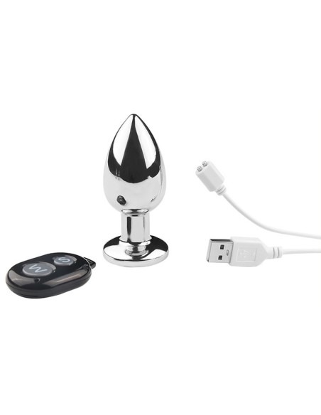 Plug vibrant en métal MASSTEEL M 8.8 x 3.5cm