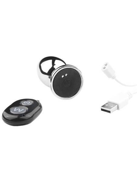 Plug vibrant en métal MASSTEEL M 8.8 x 3.5cm