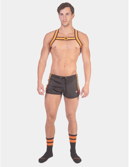 Short BYRON Laboratory Noir-Orange Short BYRON Laboratory Noir-Orange