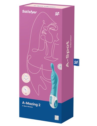 Stimulateur Point G A-mazing 2 Satisfyer Bleu