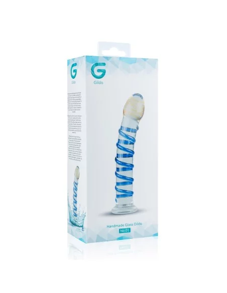 Dildo en Verre n° 01 - 17.5 x 3.5 cm