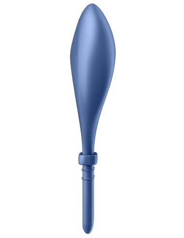 Cockring vibrant connecté Bullseye Satisfyer Bleu