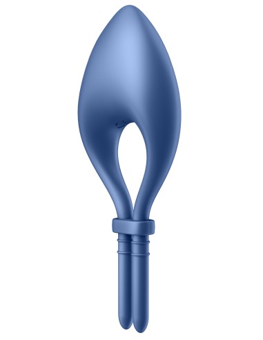 Cockring vibrant connecté Bullseye Satisfyer Bleu